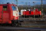 Durchreisestopp in Karlsruhe (III). Hinter der 181 215-5 gl�nzt aber ...