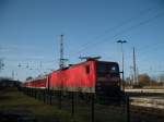 Warnem�nde-Express im Bf. Warnem�nde ...  Mario Hasch 09.04.2009
