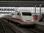 br-401-ice-1-zuge Der 401 504 (ICE 1) am 04.04.2009 bei der Einfahrt in den M�nchner Hbf. 