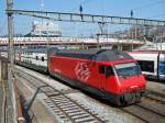 SBB: Prototyp Re 460 zieht ihren Interregio (Luzern-Z�rich) aus dem ...