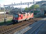 re-4-4-iii-re-430 SBB-Cargo: Die Re 4/4 3 11352 (ex. SOB)kehrt am 9.4.09 nach einer G�terleistung (wahrscheinlich Luzern-Rotkreuz) nach Luzern zur�ck.