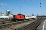 363 190 am 28.03.09 beim rangieren in M�nchen Hbf  ...