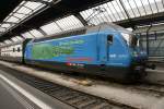 Re 460 071-4 steht ...  Sandro Gadola 12.04.2009