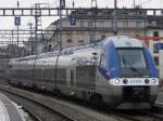 SNCF - Triebzug Z 27591 unterwegs im Bahnhofsareal von Genf ... SNCF - Triebzug Z 27591 unterwegs im Bahnhofsareal von Genf ...