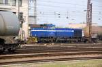 Infraleuna-206 rangiert am 04.04.09 im Rbf Gro�korbetha.  ...