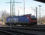 482 029-6 steht am 1.04.09 abgeb�gelt unter einer Br�cke im ...