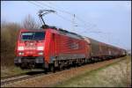 189 048-2 mit G�terzug ...  J�rg Trutwig 14.04.2009
