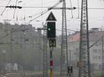 Gr�nes Signal in Aachen HBF f�r die RB richtung Duisburg ...