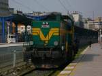 DE 11 054 rangiert auf Gleis 2 des Bahnhofs Istanbul ...