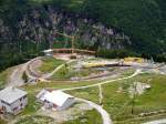 An der Alp Gr�m-Kehre ...  Heinz Stoll 17.04.2009