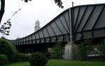 7gleisige Eisenbahnbr�cke �ber die Havel in Berlin-Spandau. Eine ziemlich kostspielige ...