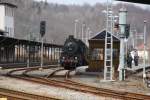 58 311 am 14.03.09 im Bahnhof Aue.  ...