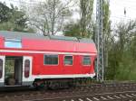 Beschädigter Doppelstockwagen, Berlin-Karow, 18.4.2009 ... Beschädigter Doppelstockwagen, Berlin-Karow, 18.4.2009 ...