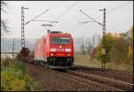 Die 185 310 zog am 18.Okt 2008 einen gem.Gz in ...
