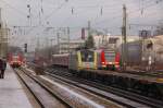 Hecktisches Treiben am 23.01.09 am Heimeranplatz: Links und rechts die ...