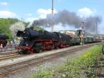 41 1144-9 bei der Einfahrt in Bochum-Dahlhausen am 19.4.2009  ...