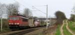 155 235-5 zieht am ...  Lars Backhaus 20.04.2009