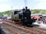 Eine Dampflok der Hespertalbahn ...  Daniel Siegele 20.04.2009