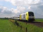 ER20-012 der Nord-Ostsee-Bahn (NOB) mit NOB 80506 Hamburg Altona-Westerland (Sylt) ...