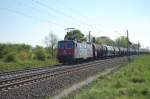 421 395-5 SBB Cargo am 21.04.2009 kurz vor �berquerung des ...