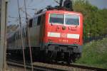 111 155-8 auf der Fahrt nach Venlo (NL)  ...