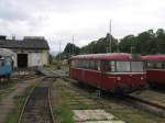Schienenbus VT52 (ex-DB 796 785-4) der S�chsisch-B�hmische Eisenbahngesellschaft (SBE) in ...