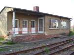 Das Stellwerk des Bahnhofs Lugau am 14.04.09.  ...