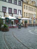 Das etwas andere Bistro auf Schienen.Naumburg a.d.Saale 19.04.09  ...