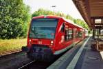 DB Degioshuttle 650 319-7 im Bahnhof Memmingen, Fr�hherbst 2007  ...