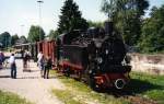Die 99 716 hat im Juli 1997 ihren Personenzug am ...
