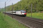 Re 460 090-4 mit einem EW IV-Pendel am 21.4.09 bei ... Re 460 090-4 mit einem EW IV-Pendel am 21.4.09 bei ...