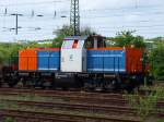 212 132-5 der Nordbayrischen Eisenbahn mit einem Schotterzug in Aachen ... 212 132-5 der Nordbayrischen Eisenbahn mit einem Schotterzug in Aachen ...