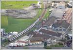 RE 3823 von St.Gallen nach Chur f�hrt in Sargans ein. ...
