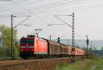 185 075-9 mit einem ...  Andreas Hackenjos 27.04.2009