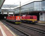 DG 202 der HLB neben V 150.12 (Ex 203 204-3) ...