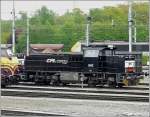 Bei der CFL Cargo gibt es auch schwarze Loks, wie ...