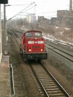 Am 09.03.05 f�hrt 106-004 (ex DR V60, DB BR 345) ...