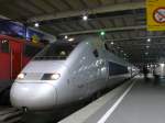 Gerade angekommen nach einer sehr langen Fahrt! Der TGV aus ...