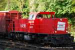 Railion DB Logistics 6498 f�hrt am 25. April 2009 um ...