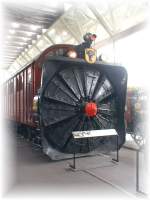 VHS Luzern, Gotthardbahn,Dampfschneepflug Xrot m (1896) Henschel  ...