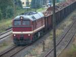220 295-0 mit einem Holzzug in Walldorf diese Foto ist ... 220 295-0 mit einem Holzzug in Walldorf diese Foto ist ...