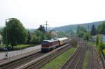 232 550 mit Bauzug ...  Tobias Schuminetz, Hirschau 01.05.2009