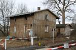 Der ehemaligen Posten 37 an der Linie Chemnitz-Aue Adorf am ...