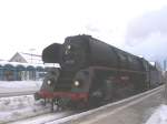 Sonderzug Scheewalzer mit 01 519 in Immenstadt (1) am 12.03.2005 ...