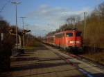 Bahnhof Dinslaken im Winter 2004   ...