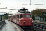 RAe 506 605 mit dem �bernamen Churchill bei der durchfahrt ...