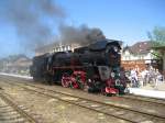 Ol49-59 w�hrend der Presentationsfahrt auf der Dampflokparade am 02.05.2009 in ...