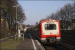 Die S21 nach Bergedorf sind nun als Halbz�ge unterwges. Hier ...