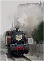 Sonstige Die 50 j�hrige polnische TKh 5387 dampft auf dem Teilst�ck der alten Eisenbahnlinie Br�gge - Gent, der heutigen Museumsstrecke Maldegem - Eeklo. 01.05.09 (Jeanny)