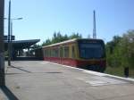 S-Bahnlinie 75 nach S+U Bahnhof Spandau im S-Bahnhof Gehrenseestra�e.  ...